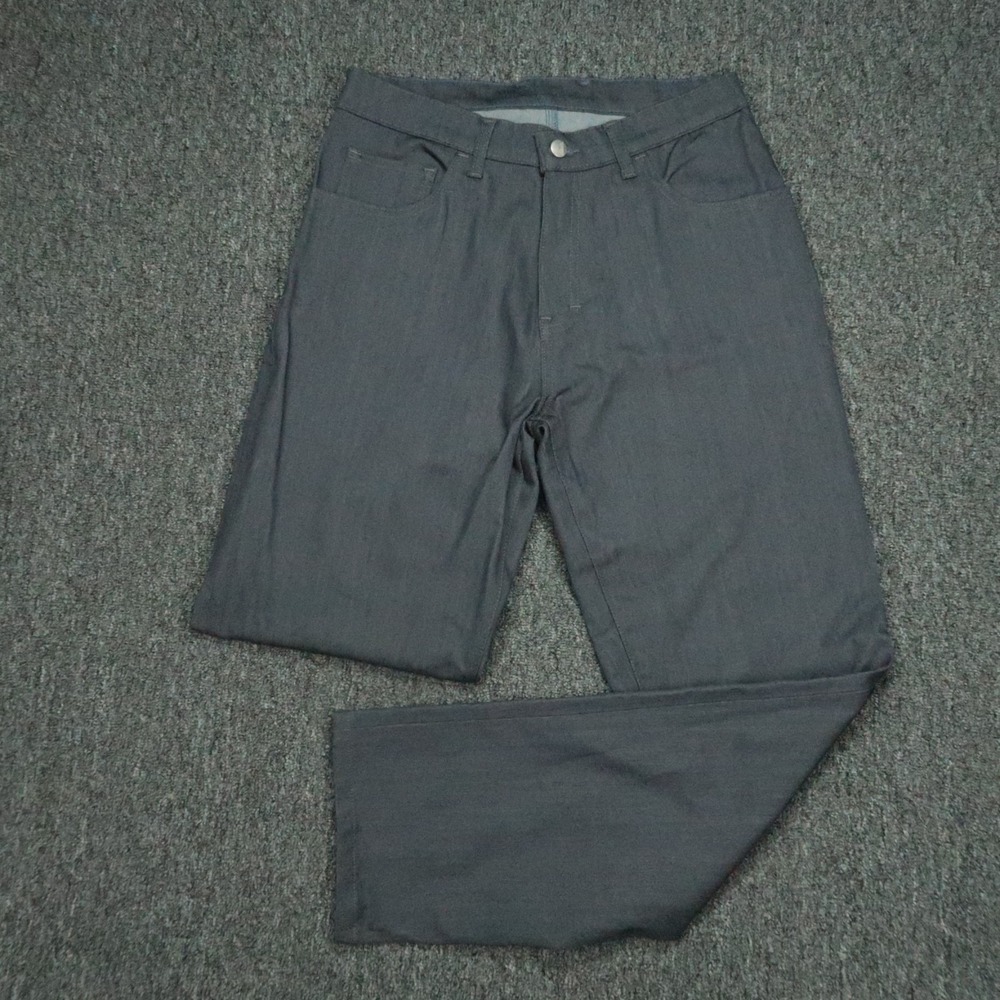 Blue Delta Jeans Men 30x32 Blue Denim 5 Pocket Custom Dark Wash Stretch